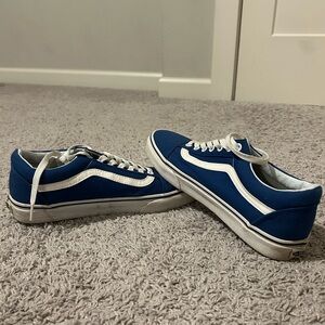 Navy blue Vans Old Skool Shoes #School #Skate #Y2K #Teen #Vintage